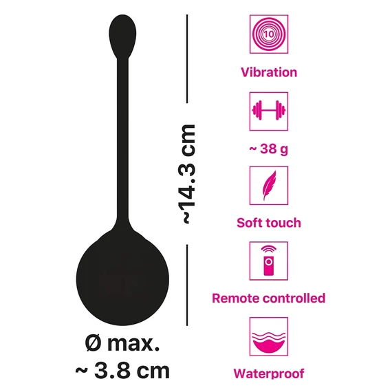 You2Toys RC Single - fialové vibračné vajíčko na diaľkové ovládanie