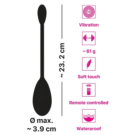 You2Toys RC Love Ball - fialové vibračné vajíčko s rádiovým ovládaním