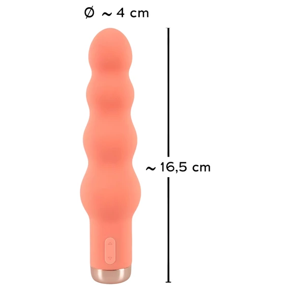 You2Toys peachy! mini korálky - perlový vibrátor (broskyňa)