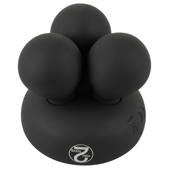You2Toys CUPA Mini - hrejivý masážny vibrátor (čierny)