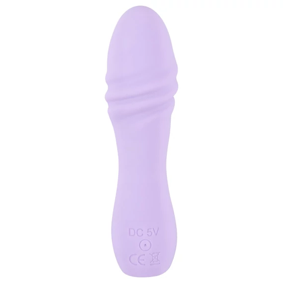 Cuties Mini 3 - nabíjací, vodotesný, špirálový vibrátor (fialový)