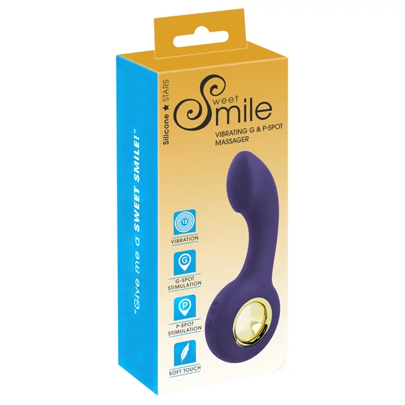 SMILE - akumulátorový G a P bod vibrátor (fialový)