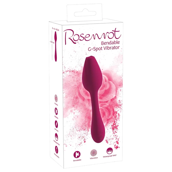 You2Toys Rosenrot - ohybný G-bod vibrátor (červený)