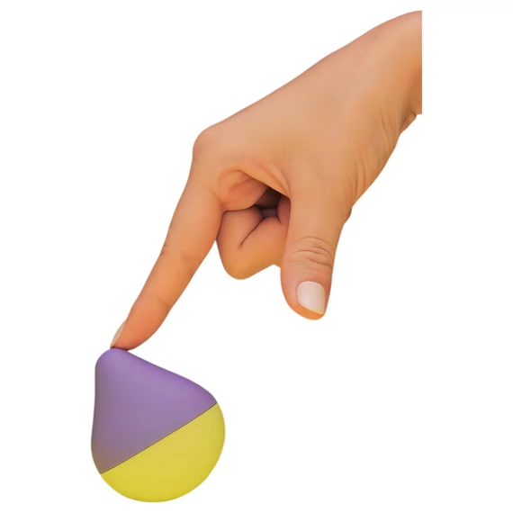 TENGA Iroha mini - miniatúrny klitorálny vibrátor (fialovo-žltý)