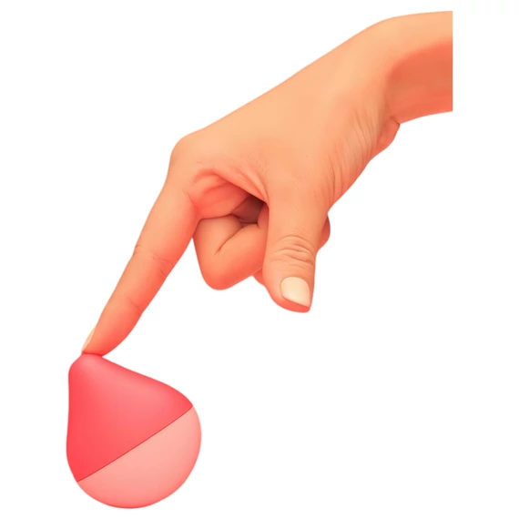 TENGA Iroha mini - mini klitorisový vibrátor (korálovo-broskyňový)
