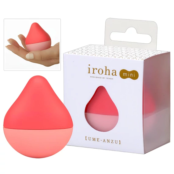 TENGA Iroha mini - mini klitorisový vibrátor (korálovo-broskyňový)