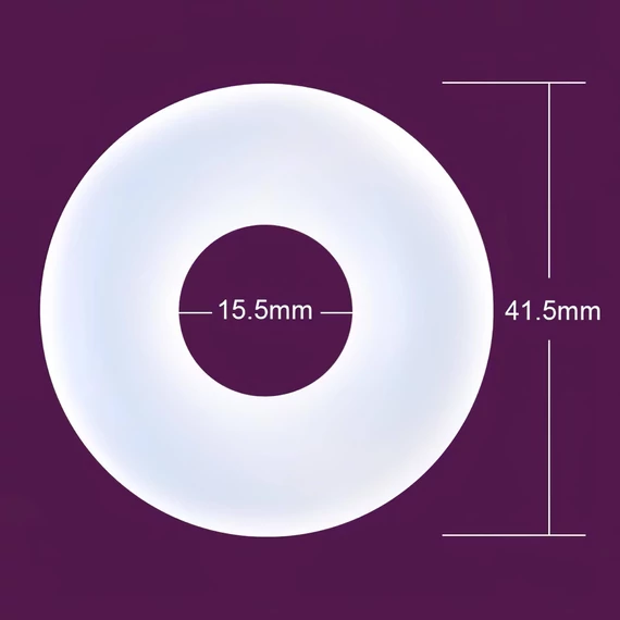 Durex Pleasure Ring - priehľadný krúžok na pôžitok