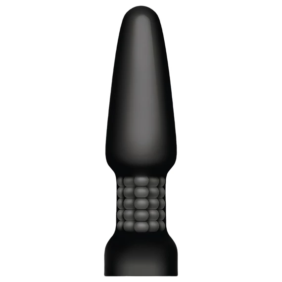 b-Vibe - rotačný guličkový análny vibrátor s nabíjaním (čierny)