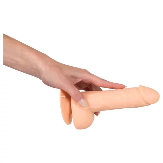 Bezdrôtový 7 - silikónový vibrátor (prírodný)