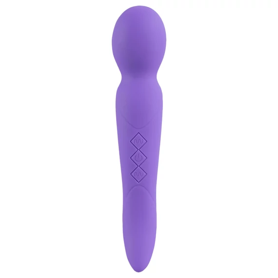 SMILE Wand - Dvojmotorový masážny vibrátor (fialový)