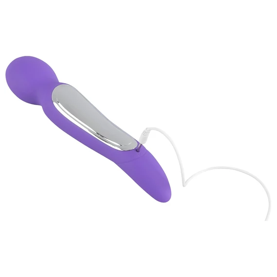 SMILE Wand - Dvojmotorový masážny vibrátor (fialový)