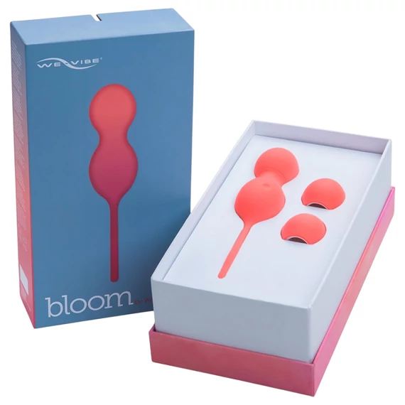 We-Vibe Bloom - venušine guličky s vymeniteľnými závažiami (oranžové)