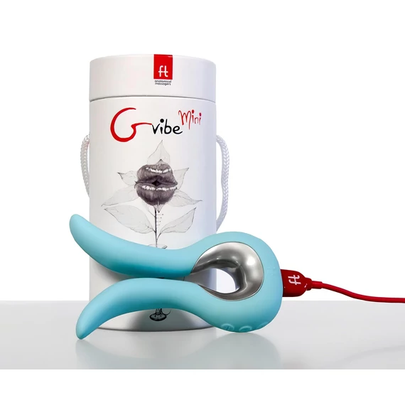 G-vibe Mini - mätový USB silikónový vibrátor