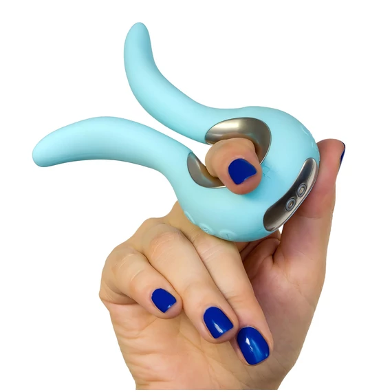 G-vibe Mini - mätový USB silikónový vibrátor
