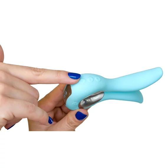 G-vibe Mini - mätový USB silikónový vibrátor