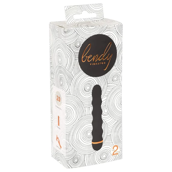 You2Toys - Bendy Wavy - vlnitý vibrátor (čierny)