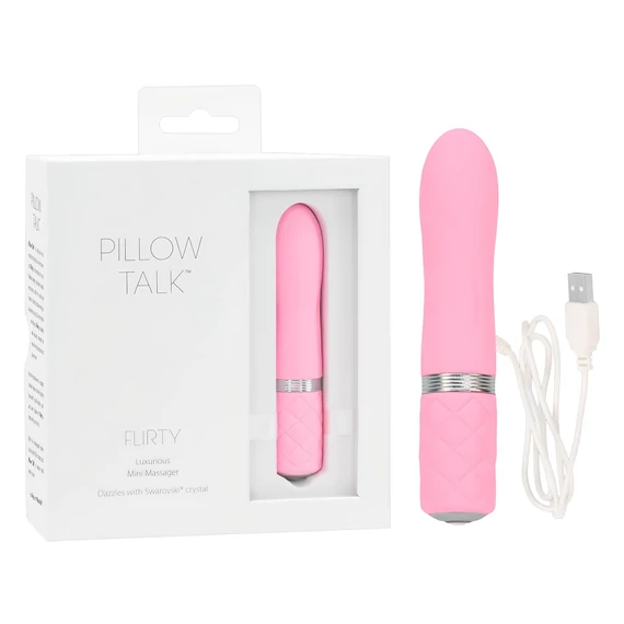 Pillow Talk Flirty - nabíjací ružový vibrátor