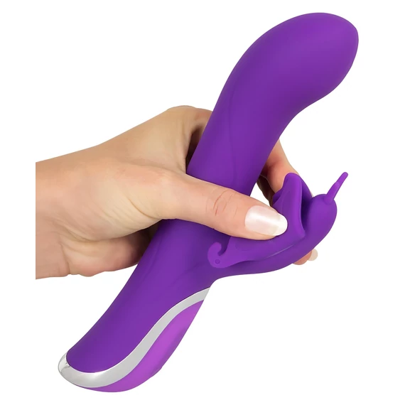SMILE Rotujúci Turbo - vibrátor s otočnou hlavou (fialový)