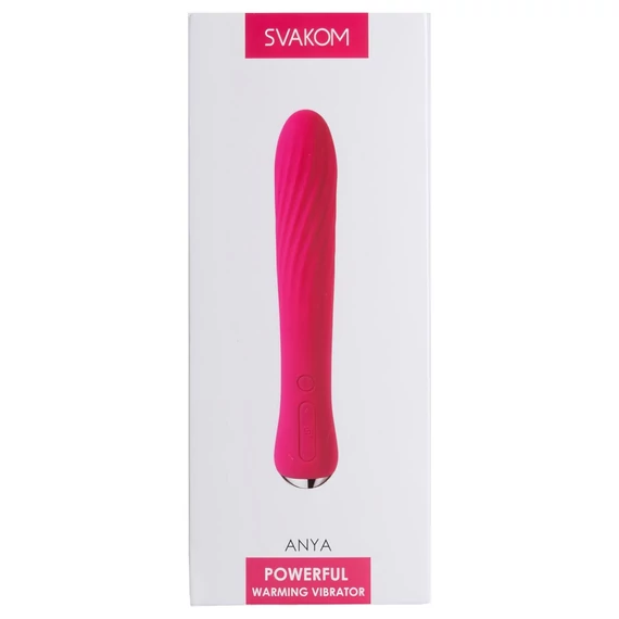 Svakom Anya - nabíjací vyhrievací vibrátor (červený)