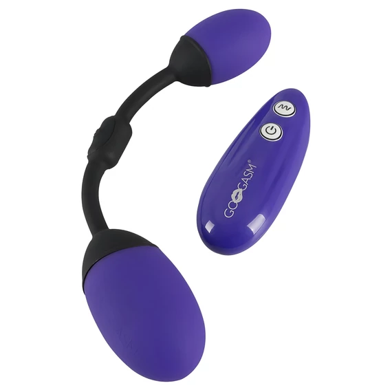 GoGasm Duo vibrátor - pre zadoček a vagínu (fialovo-čierny)