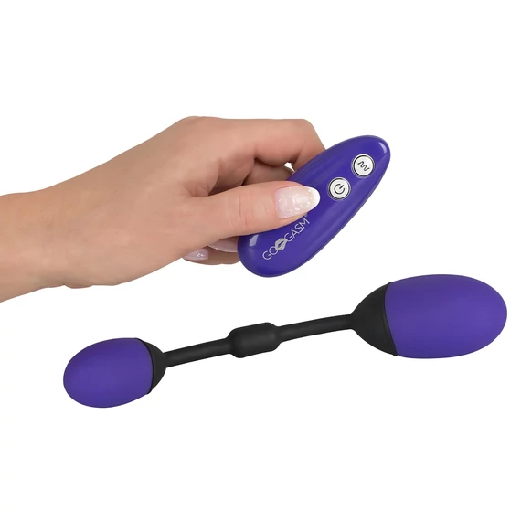 GoGasm Duo vibrátor - pre zadoček a vagínu (fialovo-čierny)