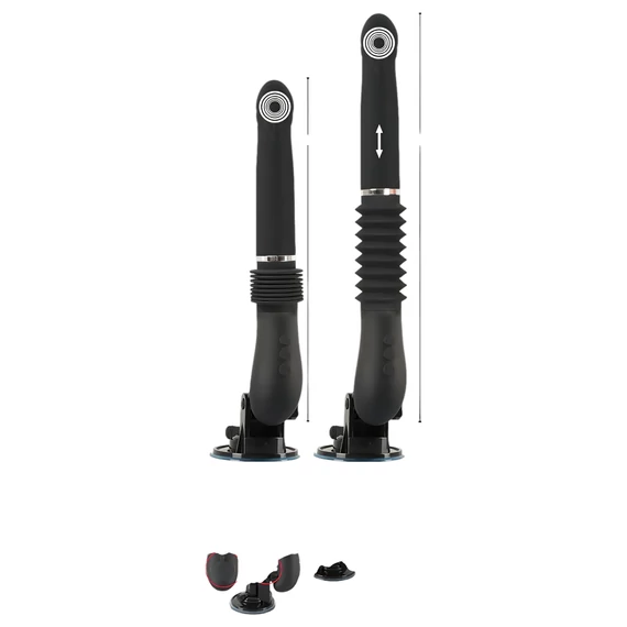 You2Toys RC Lökajú Vibrátor 2.0 - čierny nabíjateľný stroj rozkoše