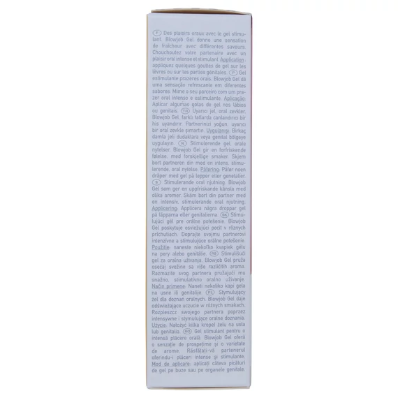 Blowjob gél - orálny lubrikant s vanilkou (50ml)