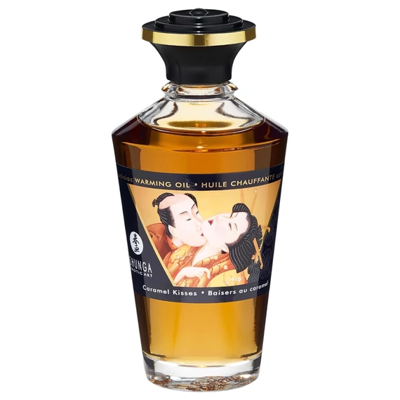Shunga - hrejivý masážny olej - karamel (100 ml)