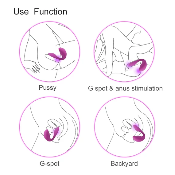 Cotoxo Cupid 2 - nabíjateľný pár vibrátor na diaľkové ovládanie (fialový)