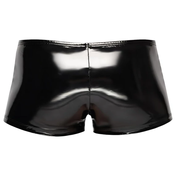Black Level - rebrované šortky na zips pre mužov (čierne) - S