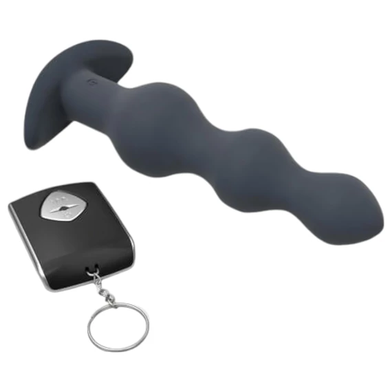 Dorcel Deep Secret M - nabíjací, rádio análny vibrátor (čierny)
