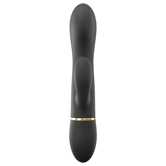 Dorcel Glam Rabbit - nabíjací vibrátor s klitoris stimulátorom (čierny)