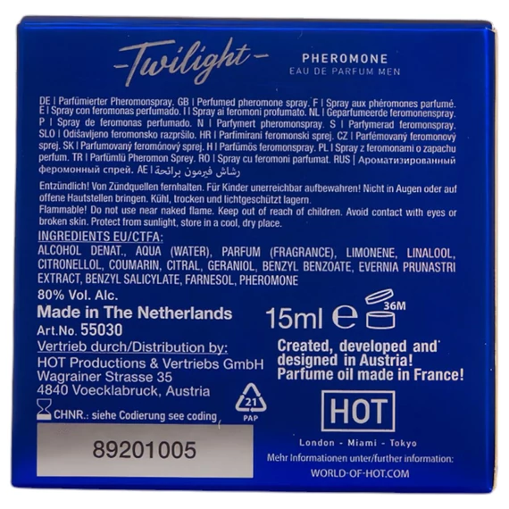 HOT Twilight - feromónový parfum pre mužov (15ml) - voňavý
