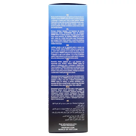 HOT Prorino - silný chladivý intímny krém pre mužov (100ml)