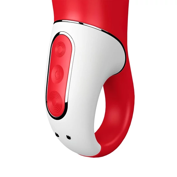 Satisfyer Power Flower - nabíjateľný, vodotesný vibrátor (červený)