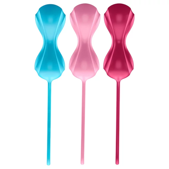 Satisfyer Power Balls - sada pohyblivých gejšských guličiek (3 ks)