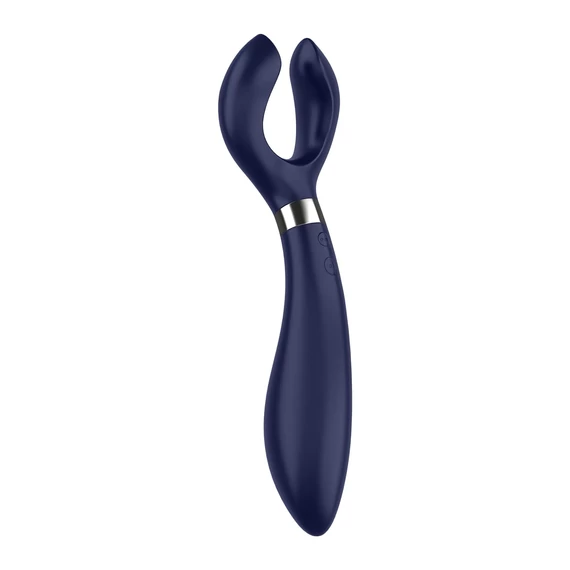 Satisfyer Endless Fun - nabíjateľný, vodotesný párový vibrátor (modrý)