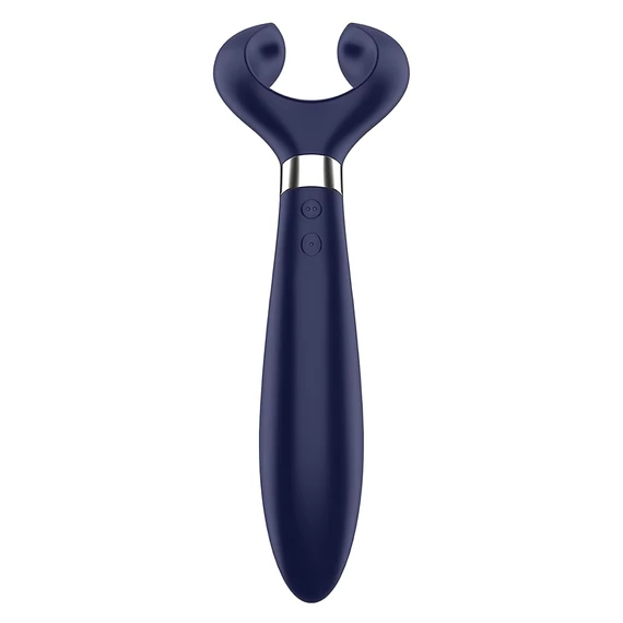 Satisfyer Endless Fun - nabíjateľný, vodotesný párový vibrátor (modrý)