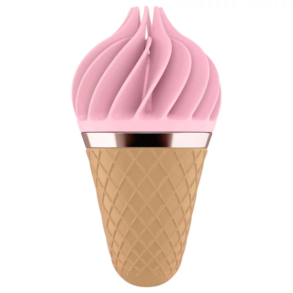 Satisfyer Sweet Treat - rotačný klitoris vibrátor (ružovo-hnedý)