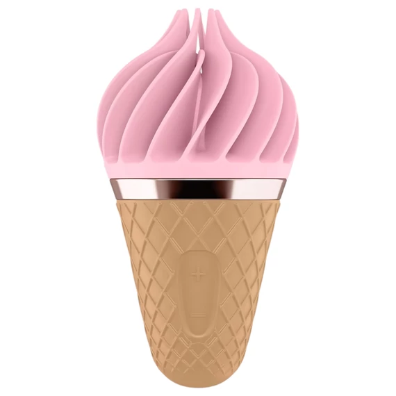 Satisfyer Sweet Treat - rotačný klitoris vibrátor (ružovo-hnedý)