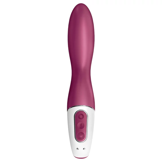 Satisfyer: Vibračné vzrušenie s ohrevom (červený)
