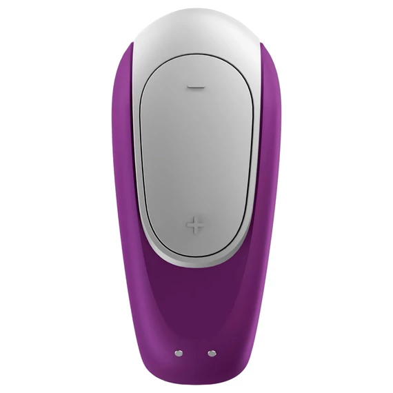 Satisfyer Double Fun - inteligentný pár vibrátor (fialová)