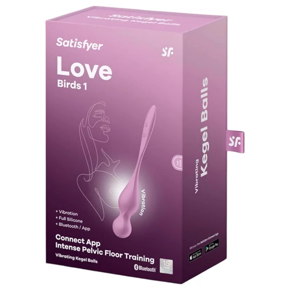 Satisfyer Love Birds 1 - chytrá vibračná gulička (ružová)