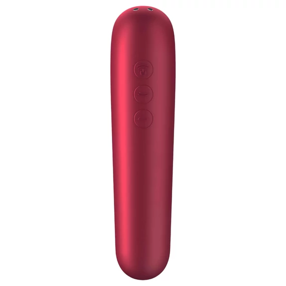 Satisfyer Dual Love - múdra pošvová a klitorisová vibrácia (červená)