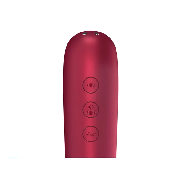 Satisfyer Dual Love - múdra pošvová a klitorisová vibrácia (červená)