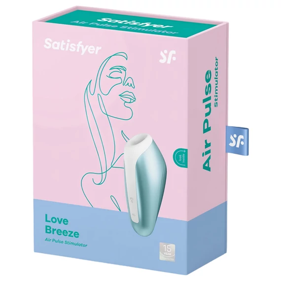 Satisfyer Love Breeze - vodeodolný vibrátor na klitoris (modrý)