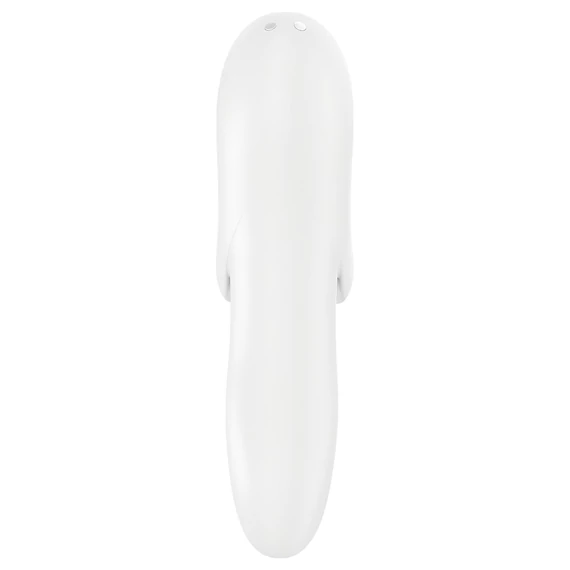 Satisfyer Bold Lover - nabíjateľný vodeodolný prstový vibrátor (biely)
