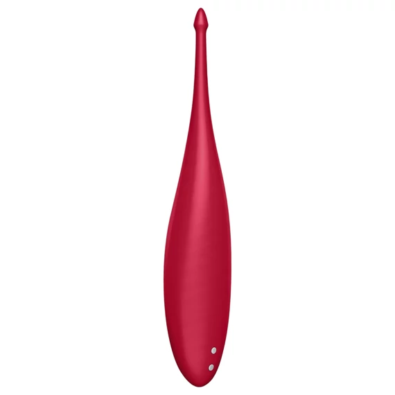 Satisfyer Twirling Fun - akumulátorový vodotesný vibrátor (červený)