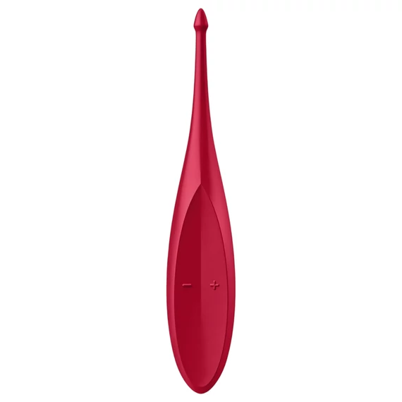 Satisfyer Twirling Fun - akumulátorový vodotesný vibrátor (červený)