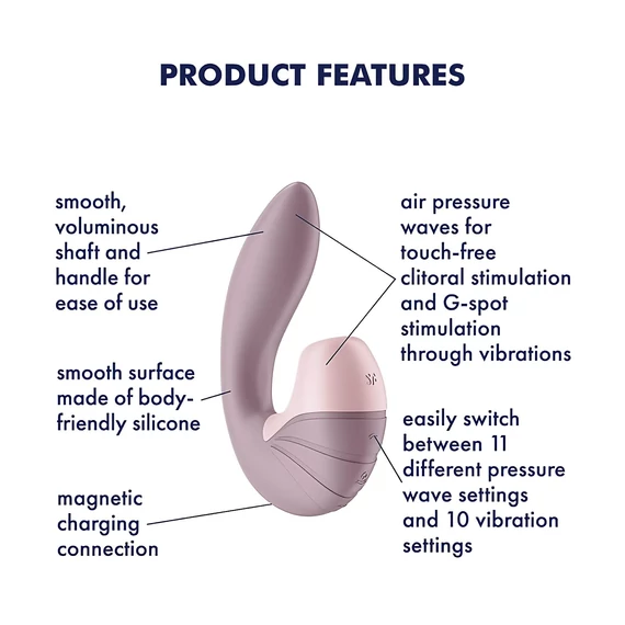 Satisfyer Supernova - nabíjací dvojfunkčný vibrátor (ružový)